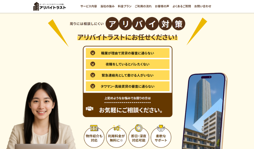 アリバイトラスト