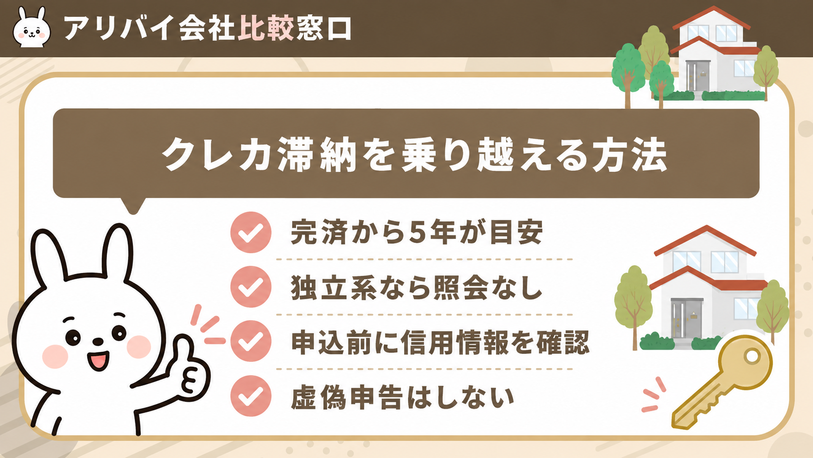 賃貸審査でクレジットカードの滞納を乗り越える方法のまとめ図解