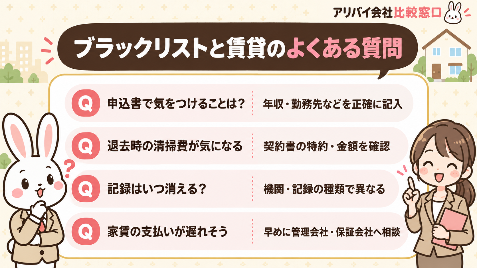 ブラックリスト賃貸契約に関するよくある質問