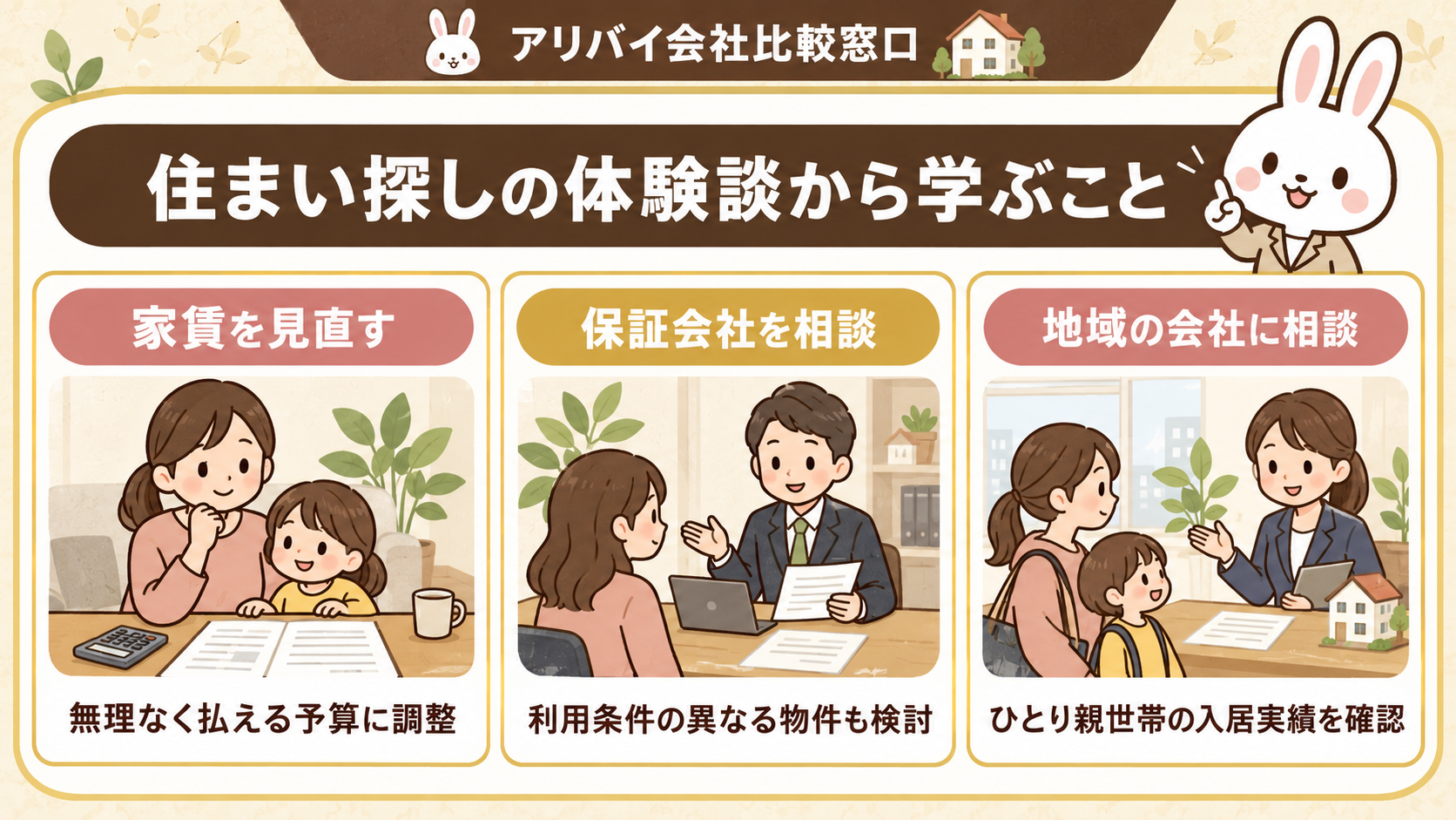 賃貸の審査に通らなかったシングルマザーの私が新居を見つけるまで